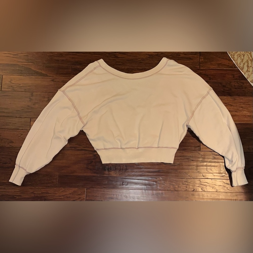 Free people reversible sweatshirt